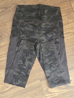 Fabletics Camo High-Waist Workout Capris